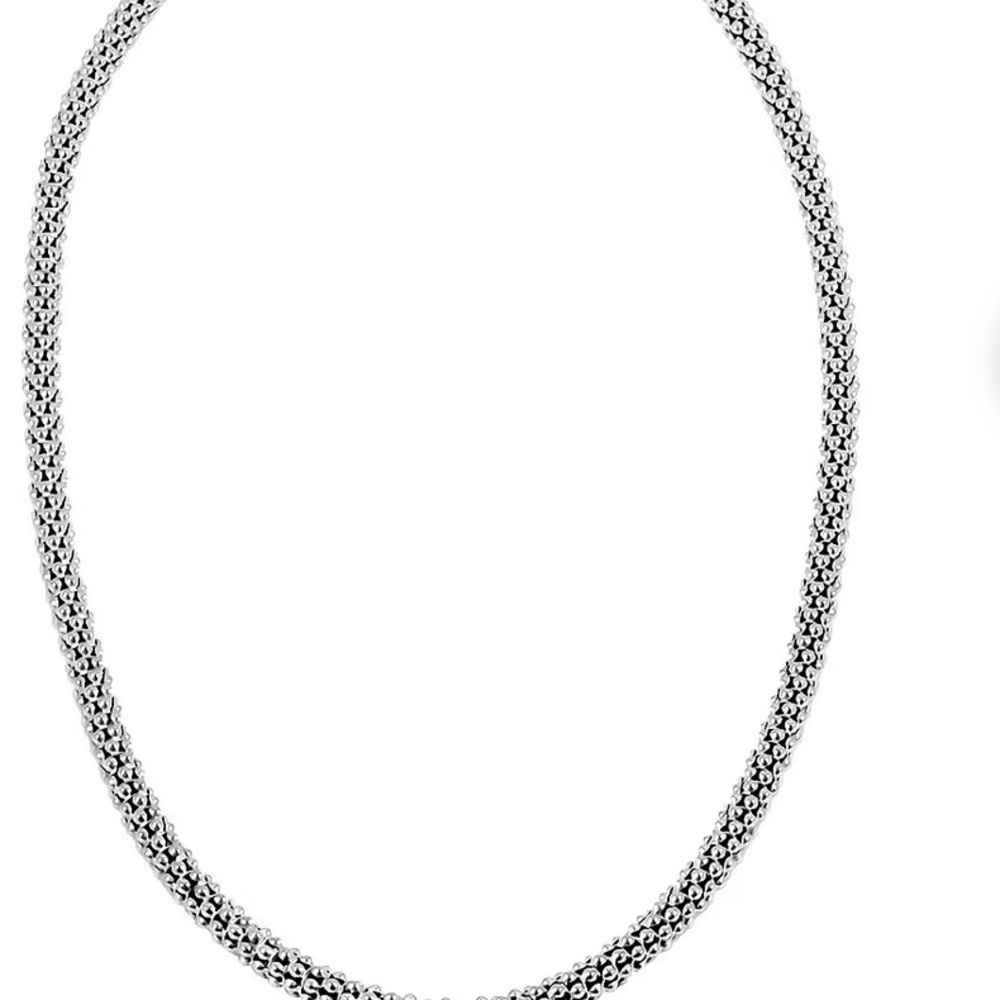 Italian La Bella Sterling Silver Chain Necklace in Sterling Silver
